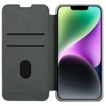 Husa Nillkin Qin Cloth Pro Flip Cover compatibila cu iPhone 14 Plus Gri 4 - lerato.ro