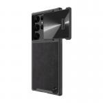 Carcasa Nillkin CamShield Leather compatibila cu Samsung Galaxy S23 Ultra, Negru 4 - lerato.ro