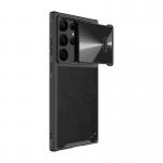Carcasa Nillkin CamShield Leather compatibila cu Samsung Galaxy S23 Ultra, Negru 5 - lerato.ro