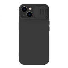 Huse si carcase iPhone 15 Plus, Carcasa Nillkin CamShield Silky compatibila cu iPhone 15 Plus, Negru, lerato.ro