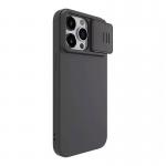 Carcasa Nillkin CamShield Silky compatibila cu iPhone 15 Pro, Negru 3 - lerato.ro