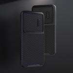 Carcasa Nillkin Synthetic Fiber S cu Camera Cover compatibila cu Samsung Galaxy S23 Plus, Negru 9 - lerato.ro