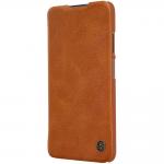 Husa Nillkin Qin Leather compatibila cu Xiaomi Redmi Note 9T Brown 4 - lerato.ro