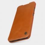 Husa Nillkin Qin Leather compatibila cu Xiaomi Redmi Note 10/10S Brown 7 - lerato.ro