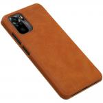 Husa Nillkin Qin Leather compatibila cu Xiaomi Redmi Note 10/10S Brown 11 - lerato.ro