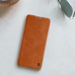 Husa Nillkin Qin Leather compatibila cu Xiaomi Redmi Note 11 Pro Plus Brown 7 - lerato.ro