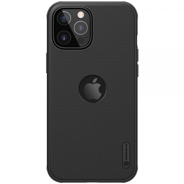 Carcasa Nillkin Frosted Shield compatibila cu iPhone 12 Pro Max Black 1 - lerato.ro