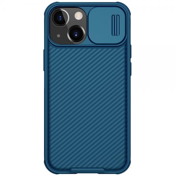 Carcasa Nillkin Cam Shield Pro compatibila cu iPhone 13 Mini Blue 1 - lerato.ro