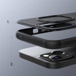 Carcasa Nillkin Frosted Shield compatibila cu iPhone 13 Mini Black
