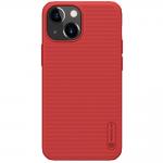 Carcasa Nillkin Frosted Shield compatibila cu iPhone 13 Mini Red 2 - lerato.ro