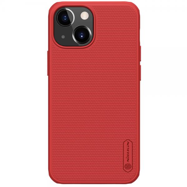 Carcasa Nillkin Frosted Shield compatibila cu iPhone 13 Mini Red 1 - lerato.ro
