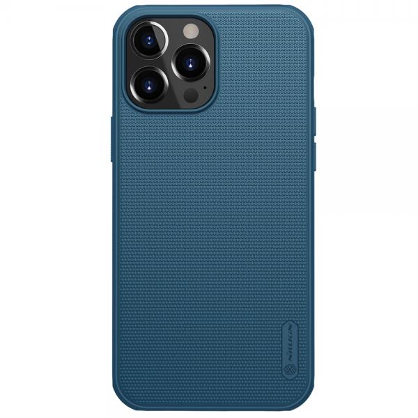 Carcasa Nillkin Frosted Shield compatibila cu iPhone 13 Pro Max Blue