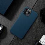 Carcasa Nillkin Frosted Shield compatibila cu iPhone 13 Pro Max Blue 4 - lerato.ro