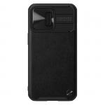 Carcasa Nillkin Cam Shield Leather compatibila cu iPhone 13 Pro Black 2 - lerato.ro