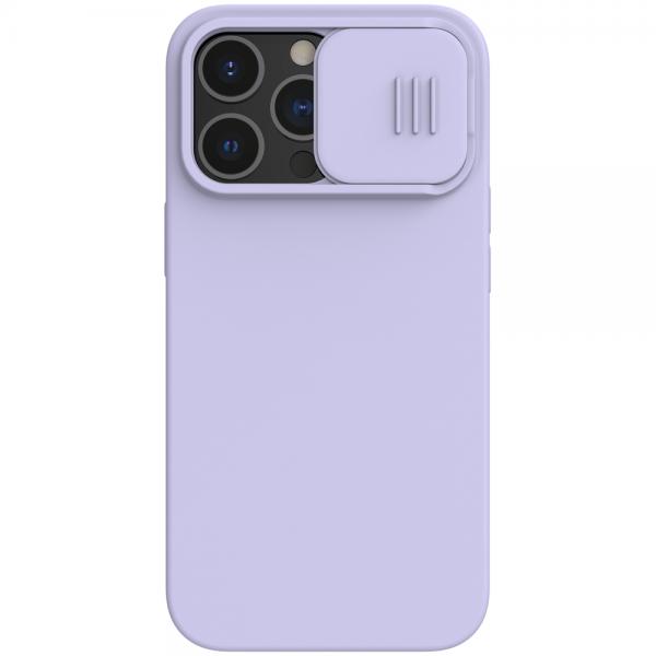 Carcasa Nillkin Cam Shield Silicone compatibila cu iPhone 13 Pro Purple 1 - lerato.ro
