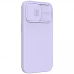 Carcasa Nillkin Cam Shield Silicone compatibila cu iPhone 13 Pro Purple 3 - lerato.ro