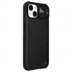 Carcasa Nillkin Cam Shield Leather compatibila cu iPhone 13 Black 3 - lerato.ro