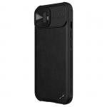 Carcasa Nillkin Cam Shield Leather compatibila cu iPhone 13 Black