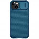 Carcasa Nillkin Cam Shield Pro compatibila cu iPhone 13 Blue 2 - lerato.ro