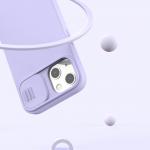 Carcasa Nillkin Cam Shield Silicone compatibila cu iPhone 13 Purple