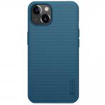 Carcasa Nillkin Frosted Shield compatibila cu iPhone 13 Blue 2 - lerato.ro