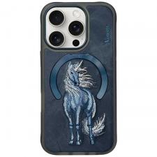 Carcasa Nimmy Magnetic Fantasy Animal, cu MagSafe, compatibila cu iPhone 16 Pro, Albastru
