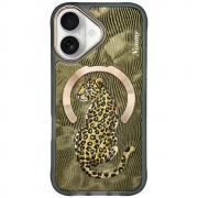 Carcasa Nimmy Magnetic Fantasy Animal, cu MagSafe, compatibila cu iPhone 16, Gold