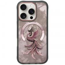 Carcasa Nimmy Magnetic Fantasy Animal, cu MagSafe, compatibila cu iPhone 16 Pro, Rose Gold
