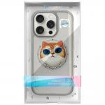 Carcasa Nimmy Glasses Cool Cat, cu MagSafe, compatibila cu iPhone 16 Pro, Gri 11 - lerato.ro