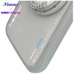 Carcasa Nimmy Glasses Cool Cat, cu MagSafe, compatibila cu iPhone 16, Gri 12 - lerato.ro