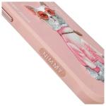 Carcasa Nimmy Glasses Cool Cat compatibila cu iPhone 15 Pro, Roz 6 - lerato.ro