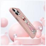 Carcasa Nimmy Glasses Cool Cat compatibila cu iPhone 15 Pro, Roz 9 - lerato.ro