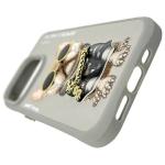 Carcasa Nimmy Glasses Cool Dog compatibila cu iPhone 15 Pro, Gri 7 - lerato.ro