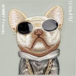 Carcasa Nimmy Glasses Cool Dog compatibila cu iPhone 15 Pro, Gri 8 - lerato.ro
