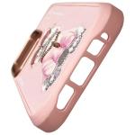 Carcasa Nimmy Glasses Cool Cat compatibila cu iPhone 16 Pro Max, Roz 7 - lerato.ro