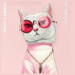 Carcasa Nimmy Glasses Cool Cat compatibila cu iPhone 16 Pro Max, Roz 8 - lerato.ro