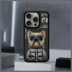Carcasa Nimmy Cool&Cute 2.0 Dog compatibila cu iPhone 15 Pro Max, Negru 11 - lerato.ro