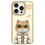 Carcasa Nimmy Cool&Cute 2.0 Cat compatibila cu iPhone 15 Pro Max, Verde 2 - lerato.ro