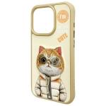 Carcasa Nimmy Cool&Cute 2.0 Cat compatibila cu iPhone 15 Pro Max, Verde 5 - lerato.ro