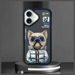 Carcasa Nimmy Cool&Cute 2.0 Dog compatibila cu iPhone 16, Negru 12 - lerato.ro