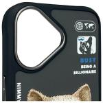 Carcasa Nimmy Cool&Cute 2.0 Dog compatibila cu iPhone 16, Negru 6 - lerato.ro