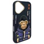 Carcasa Nimmy Cool&Cute 2.0 Monkey compatibila cu iPhone 16, Negru 5 - lerato.ro