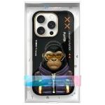 Carcasa Nimmy Cool&Cute 2.0 Monkey compatibila cu iPhone 16 Pro, Negru 10 - lerato.ro