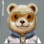 Carcasa Nimmy Cool&Cute 2.0 Bear compatibila cu iPhone 16 Pro, Gri 8 - lerato.ro