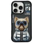 Carcasa Nimmy Cool&Cute 2.0 Dog compatibila cu iPhone 16 Pro Max, Negru 2 - lerato.ro