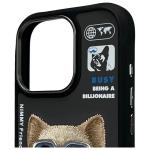 Carcasa Nimmy Cool&Cute 2.0 Dog compatibila cu iPhone 16 Pro Max, Negru 4 - lerato.ro