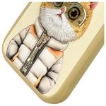 Carcasa Nimmy Cool&Cute 2.0 Cat compatibila cu iPhone 16 Pro Max, Verde 5 - lerato.ro