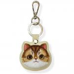 Husa protectie cu breloc Nimmy Big Eyed Pet 2.0 Cat pentru Pet Tracker, Verde 2 - lerato.ro