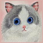 Carcasa Nimmy Big Eyed Pet Cat 2.0 compatibila cu iPhone 15 Pro, Roz 8 - lerato.ro