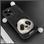 Carcasa Nimmy Big Eyed Pet Panda 2.0 compatibila cu iPhone 15 Pro Max, Negru 10 - lerato.ro